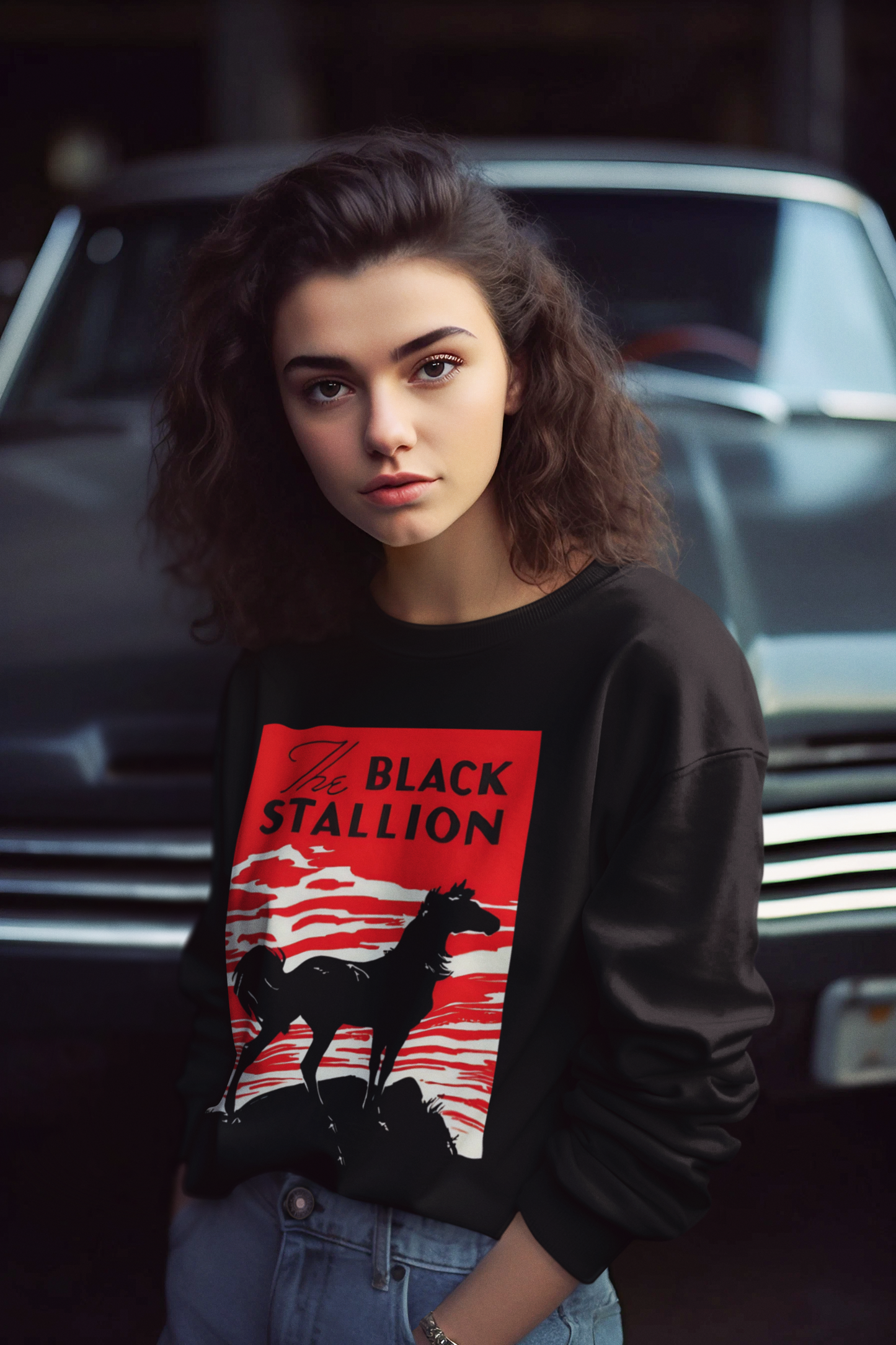 The Black Stallion Crewneck Sweatshirt