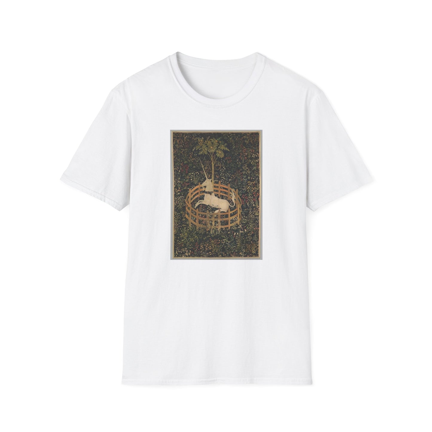 The Unicorn Rests in a Garden tee