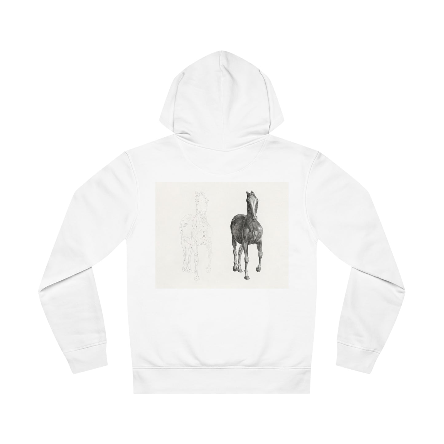 The Anatomy of the Horse Unisex Drummer Hoodie