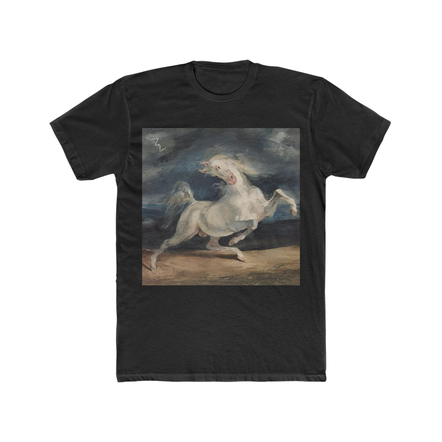 Horse Frightened by Lightning Crew Tee