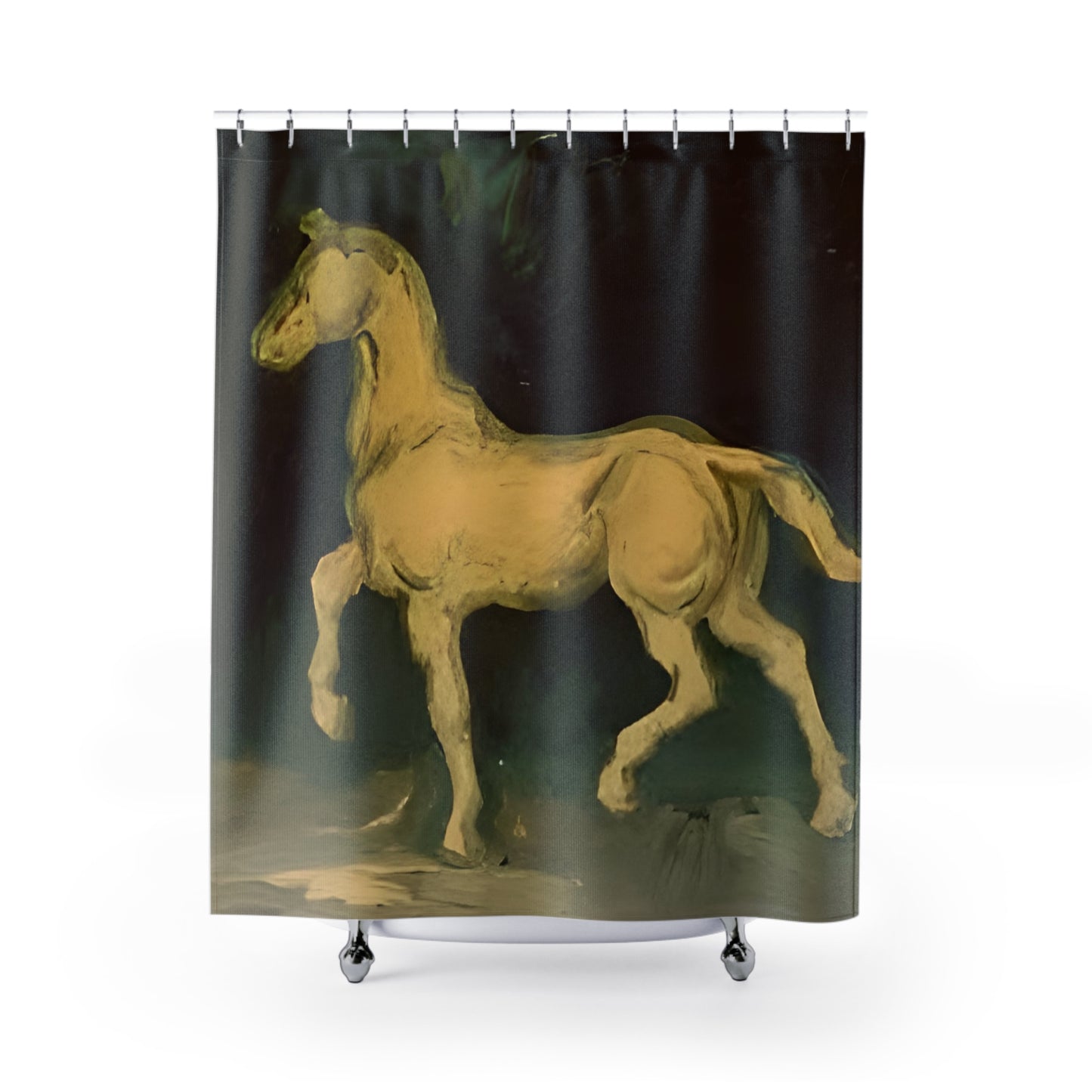 Van Goghs Horse Shower Curtain