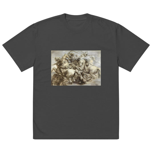 Battle of Anghiari Oversized faded t-shirt