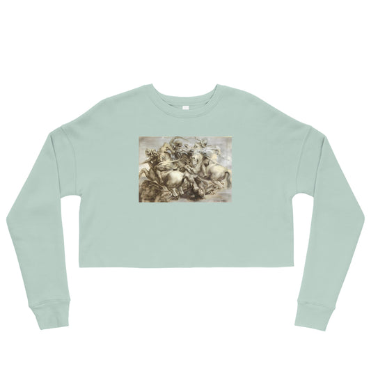 Battle of Anghiari Crop Sweatshirt